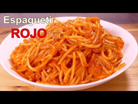 Video: Cómo Cocinar Espaguetis Con Tomate