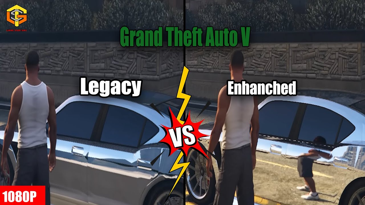 Grand Theft Auto 5 Legacy VS Enhanced .. Graphics Comparison 