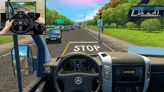 City Car Driving | Mercedes-Benz Sprinter - Realistic Van Driving - PC GamePlay