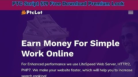 PTC Script Free Download | New PTC premium design script | How to get free ptc script download