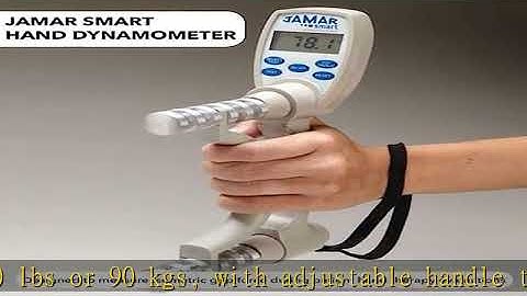 Jamar Plus Digital Hand Dynamometer, Lightweight Electronic Evaluation Tool Measures PSI, Max Force