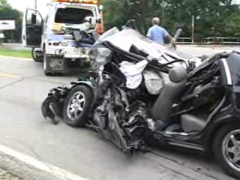 SEMI TRUCK VS CAR-HEAD ON ACCIDENT  Joliet,IL
