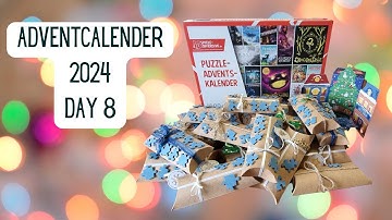 Sue’s Puzzle Advent Calendar 2024 – Day 8 Unboxing & Timelapse! 🧩