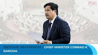 OBITUARY REFERENCES - CHIEF MINISTER CONRAD K SANGMA