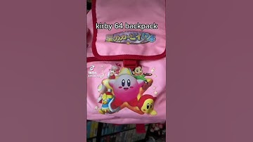 They Made a Kirby 64 BACKPACK? 🤯 #shorts