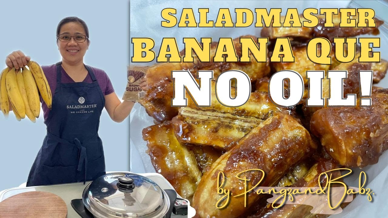 How to Cook BananaCue using Saladmaster Electric Skillet No OIl