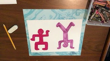 2nd Grade Keith Haring Movement Art