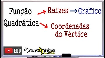 FUNÇÃO QUADRÁTICA | RAÍZES E VÉRTICE DA PARÁBOLA - Prof. Robson Liers - Mathematicamente