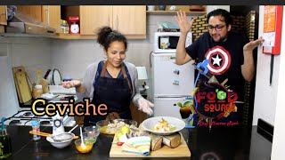 Ceviche with Antoanette from peru 🇵🇪 سيفيتشي مع أنطوانيت من بيرو