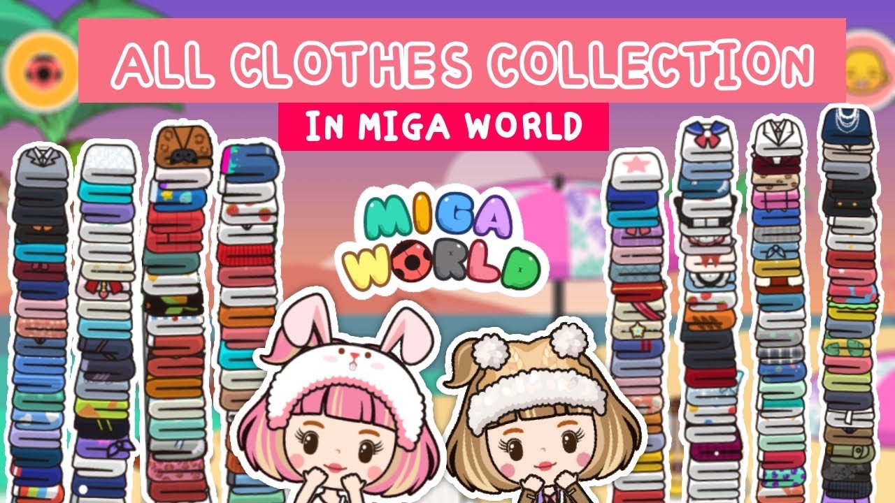 เกมส์ แต่งตัว ทั้งหมด ใน โลก  New 2022  ALL CLOTHES COLLECTION👗👚😱 | MIGA WORLD | เสื้อผ้าทั้งหมดในเกมกว่า500ชุด