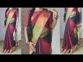 how to wear cotton saree Perfectly | Best way drape cotton saree | cotton silk saree drapeing