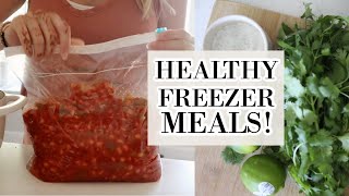 HEALTHY + EASY FREEZER MEALS | Whole Food Make Ahead Recipes | Becca Bristow RD