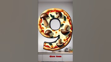 9 to 0 Mushroom Pizza Countdown | Satisfying Food Timer #countdown #timer #shorts