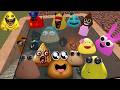 SPARTANKIC ALL 3D POU BOU'S REVENGE FAMILY in BIGMAZE Garry's Mod