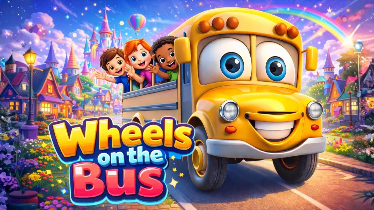 The Wheels on the Yellow School Bus – Fun Kids Song 2025