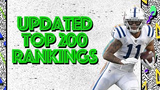 UPDATED TOP 200 - PPR