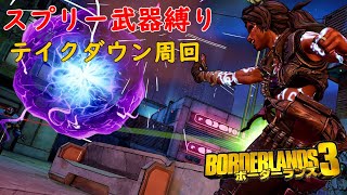 Borderlands3【ボーダーランズ3】今日はスプリー武器縛りでテイクダウン周回‼「参加型LIVE」‼