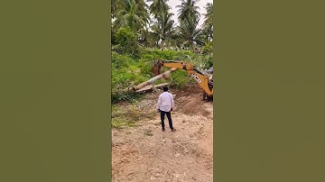 Old JCB breaking pipes in 3DX 🔥💯 #jcb #viral #video #tractor