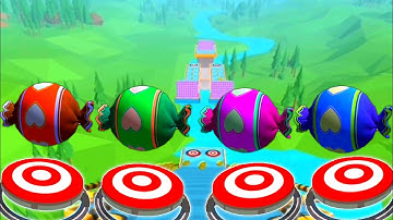 Going Balls Vs 4x Ball - All Levels Mobile Gameplay Walkthrough iOS,Android Stick Game Update New