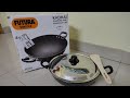 Futura Non Stick Kadhai l Hawkins Futura 4 L 28cm Unboxing 