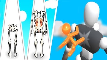 Tall Man Run | Human Run SKELETON - All Levels Gameplay Walkthrough Android,ios NEW APK BIG UPDATE
