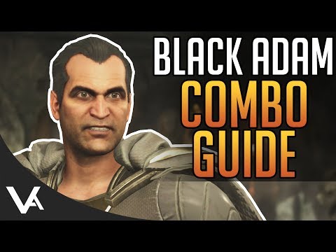 Injustice 2 - Black Adam Combos! Easy Combo Guide For Beginners In Injustice 2