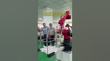 Programming-free spraying robot. #industrial robot #spray robot #six-axis robot