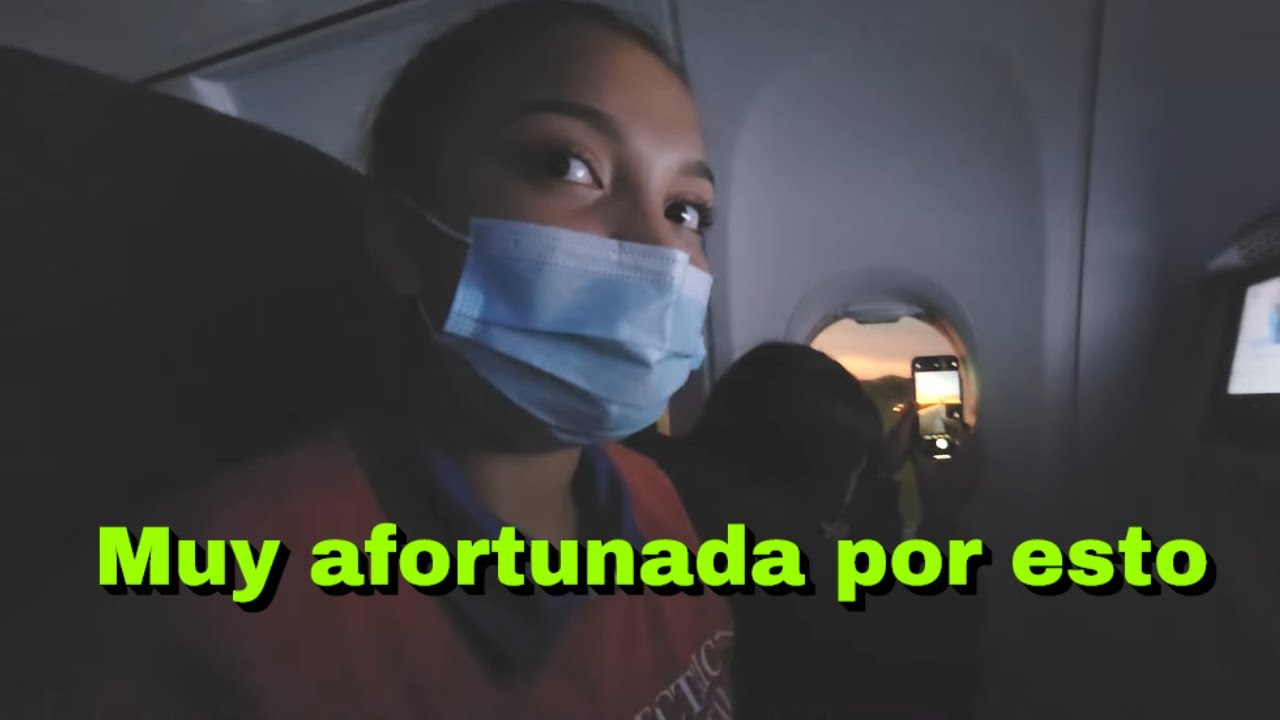 Estamos por despegar y mira la razón por la que Chiclín es muy afortunada en su primer vuelo