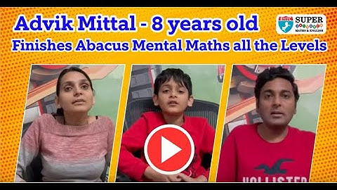 The Youngest Student to Complete the BYITC Supermaths Abacus Maths Challenge | #MentalMaths