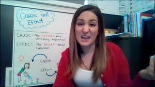 4 22 Wednesday Grade 1 Reading Skills Cause and Effect