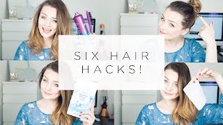 SIX HAIR HACKS EVERY GIRL SHOULD KNOW! | tinytwisst