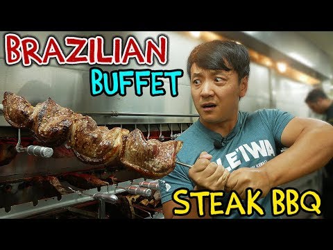 All You Can Eat BRAZILIAN STEAK BBQ Buffet in New York