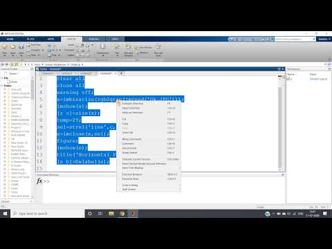 Count number of lines in text image using Morphological Operation |Digital Image Processing | MATLAB