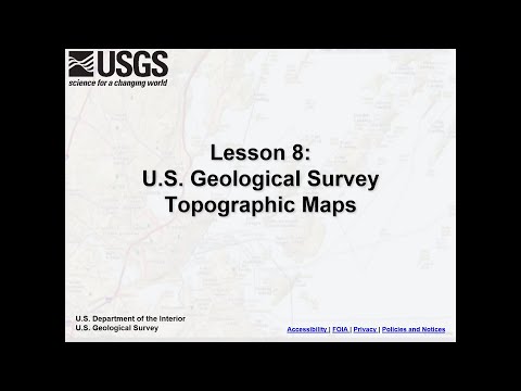 Lesson 8 - U.S. Geological Survey Topographic Maps