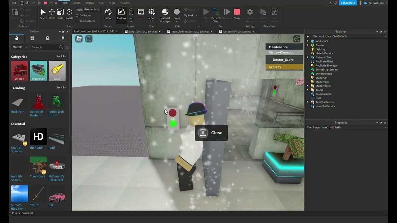 Lockdown test Roblox Studio YouTube