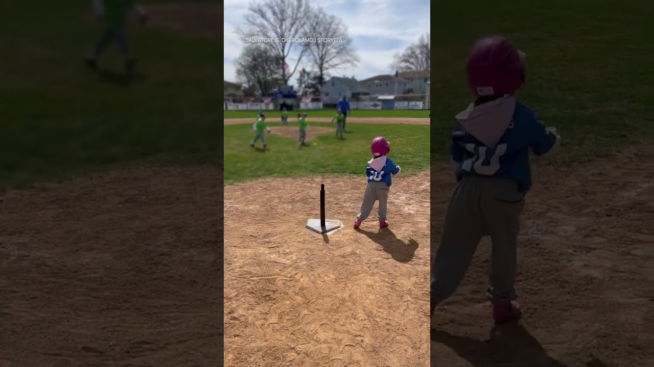 6 Year Old Who S Never Afraid To Be Herself Does Cartwheel Down Base Path