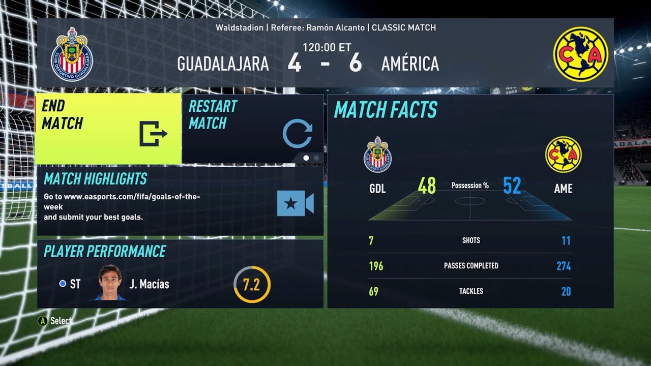 FIFA 22 America VS Chivas Xbox Series S Gameplay Liga BBVA MX Full Match 4K