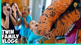 GIANT Inflatable T-Rex, Twins, Best Friends and Bloopers!!