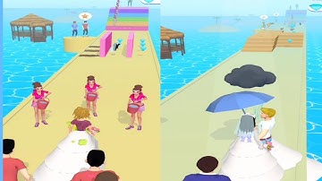 Makeover Run! All Levels gameplay walkthrough Lvls 18-21 (Android,ios)