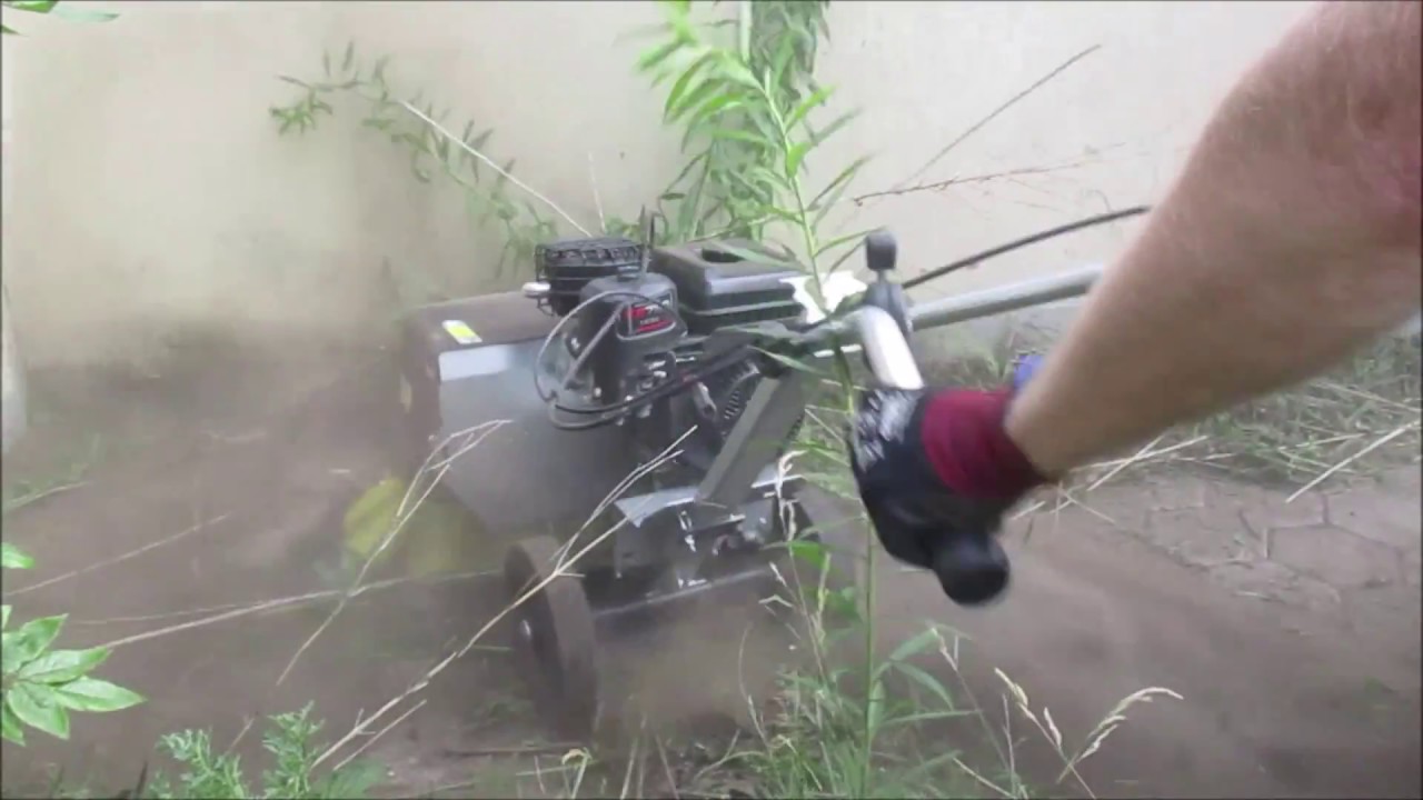 Wildkrautbürste Extrem: Kwern Greenbuster Pro III Unkrautentferner vs. Goldruten