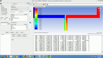 Exercise 5 MIXING OF HOT AND COLD FLUID THROUGH A PIPE