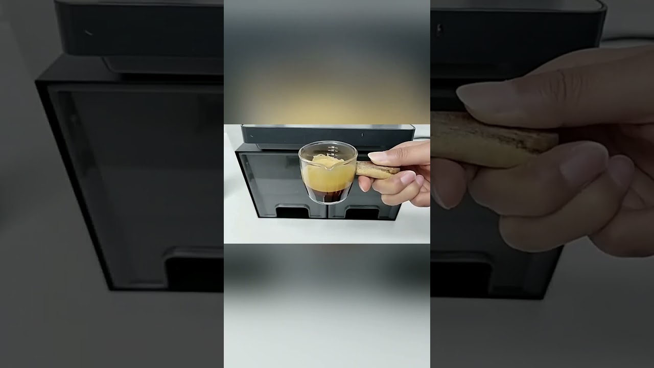 Mcilpoog WS817-Plus 7인치 다채로운 대형 스크린 자동 에스프레소 머신(우유 거품기 포함), 가정 및 사무실용 21가지 맛