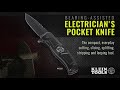 Electrician’s Bearing-Assisted Open Pocket Knife (44228)