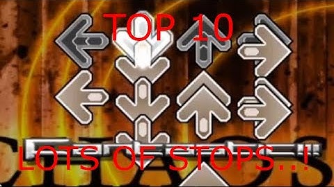 StepMania - TOP 10 LOTS of STOPS among Official DDR Songs (2022)