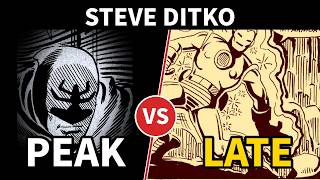 Bookends: Peak Steve Ditko vs. Late Steve Ditko (The Shroud & Iron Man)