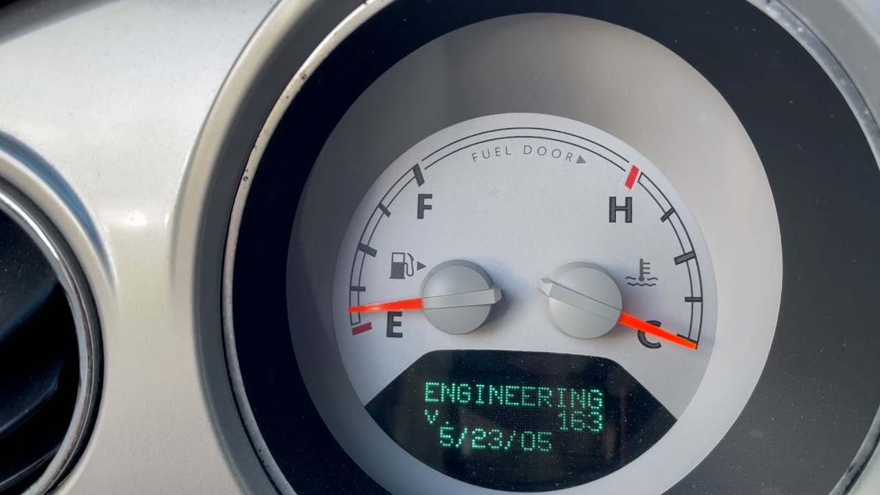 How To Access Engineering Mode PT Cruiser