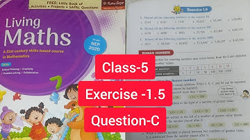 Exercise - 1.5 Q-C | Class 5 Maths Chapter 1 Place Value | Living Maths Book| Ratnasagar Publication