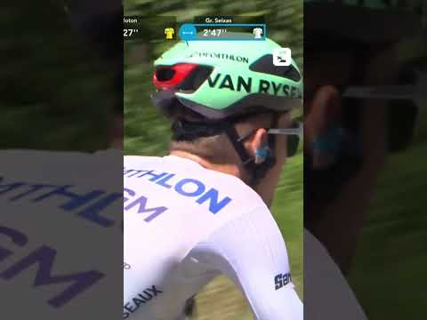 🚨😬 PAUL SEIXAS EST TOMBÉ sur la 7e étape du Tour Auvergne Rhone Alpes #cyclisme #seixas