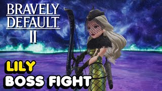 Bravely Default 2 - Lily Boss Fight (Hard Difficulty)