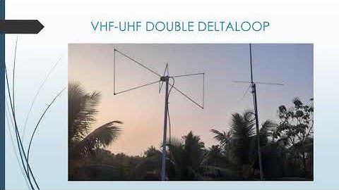 DUAL BAND(VHF-UHF) DOUBLE DELTA LOOP ANTENNA TEST RESULTS